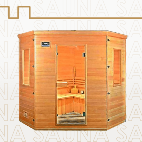Sauna Finlandese 4 Posti Legno