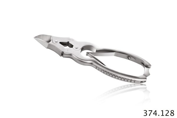 Tronchesina unghie con leveraggio taglio concavo 22 mm lunghezza 16 cm