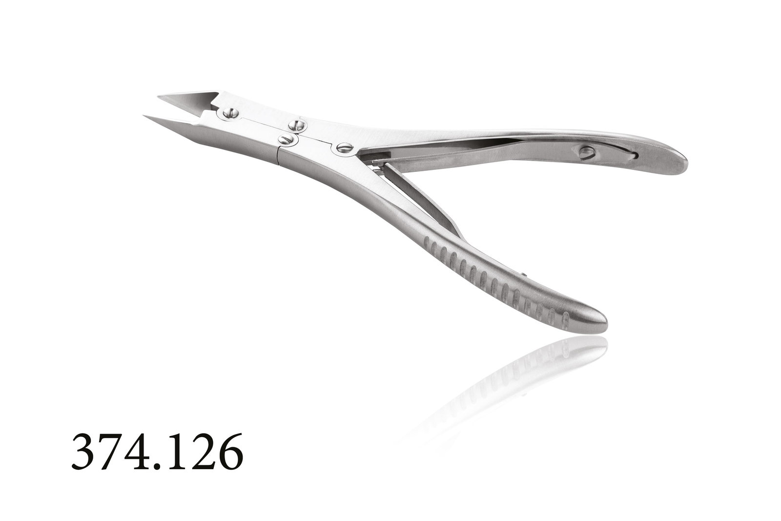 Tronchesina unghie con leveraggio taglio retto 18 mm lunghezza 16 cm