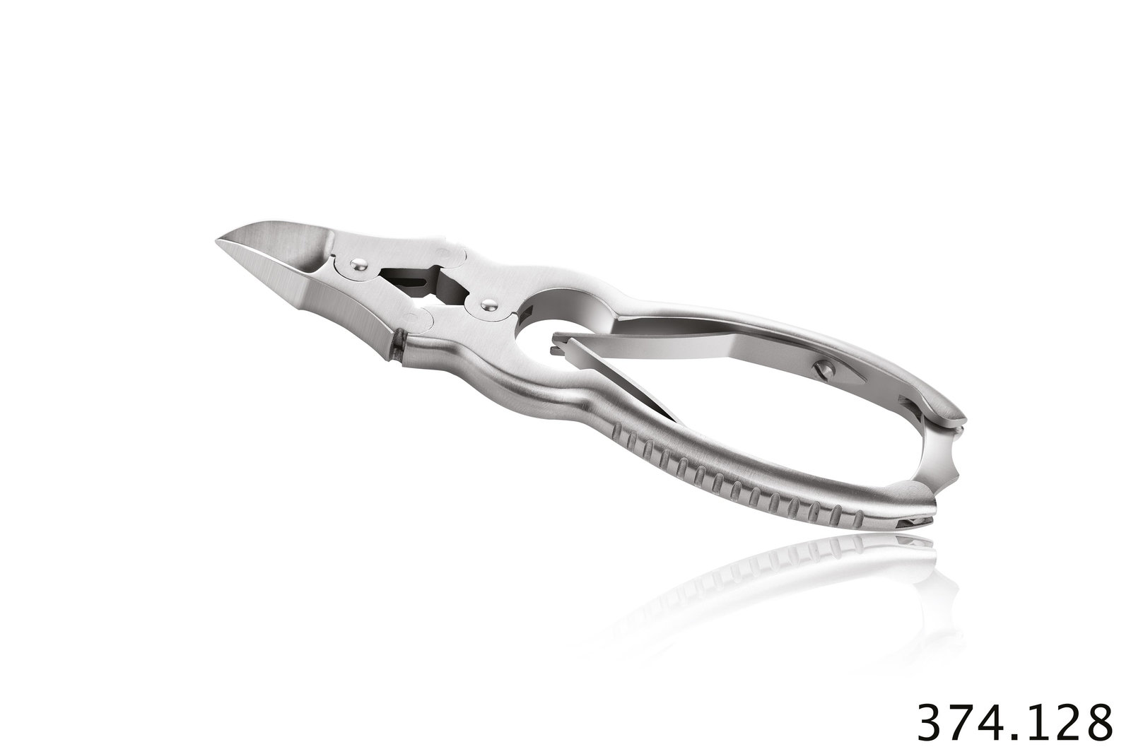 Tronchesina unghie con leveraggio taglio concavo 22 mm lunghezza 16 cm
