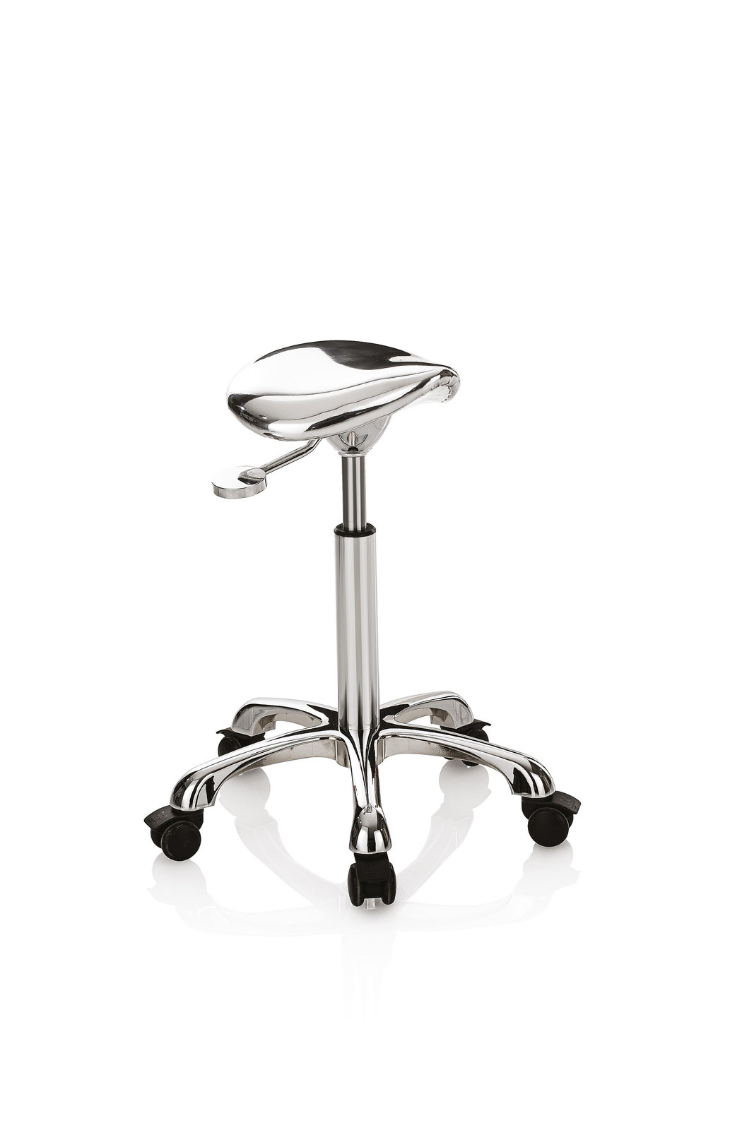 MASTER ROLLER Sgabello Silver