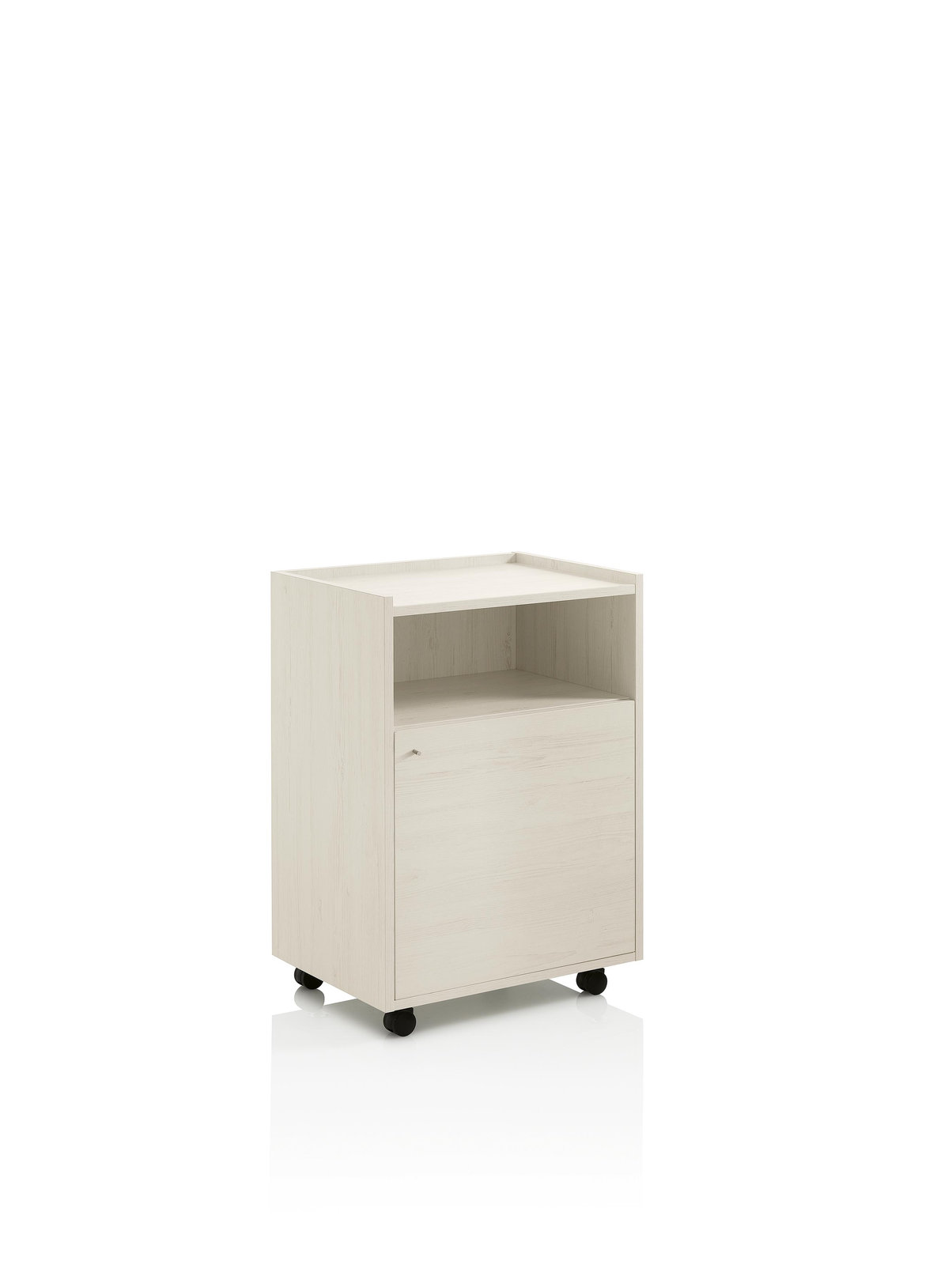 SISTEMA BEAUTY CARRELLO LARICE BIANCO CM 55X40X80 H