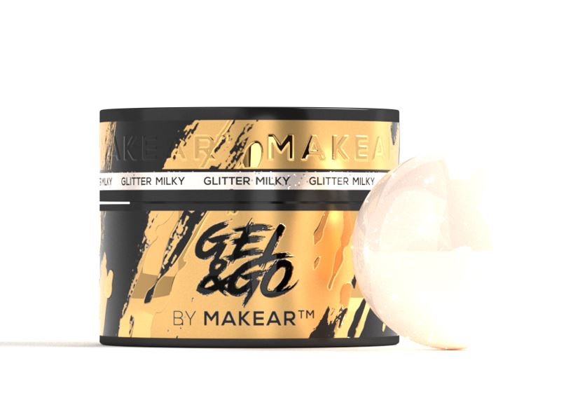 Milky Glitter- Gel&Go 50ml, GG20