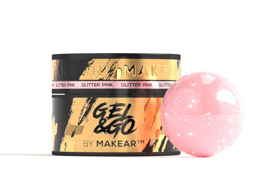 Pink Glitter - Gel&Go 15ml, GG20
