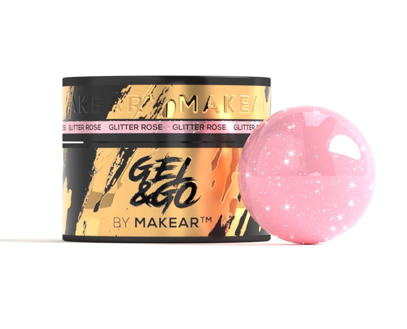 Glitter Rose- Gel&Go 15ml, GG23