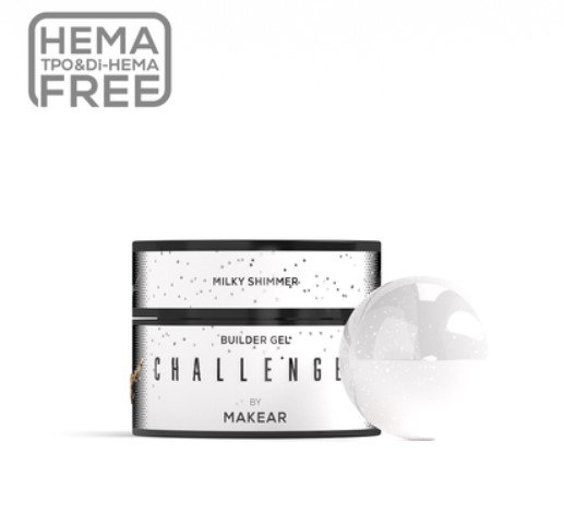 Challengel Shimmer Milky HG11 - builder gel 15ml