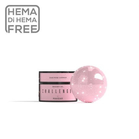 Challengel Shimmer Dark Rose HG15 - builder gel 15ml