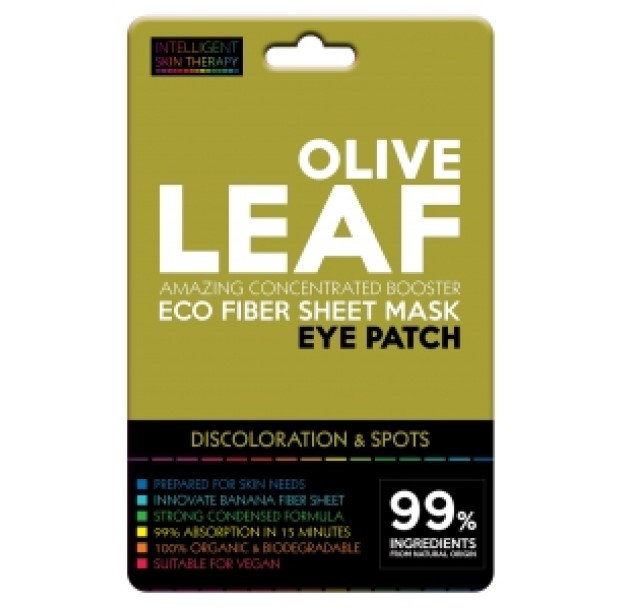 MASCHERA OCCHI FIBRA DI BANANA OLIVE LEAF DISCROMIE E IMPERFEZIONI +30