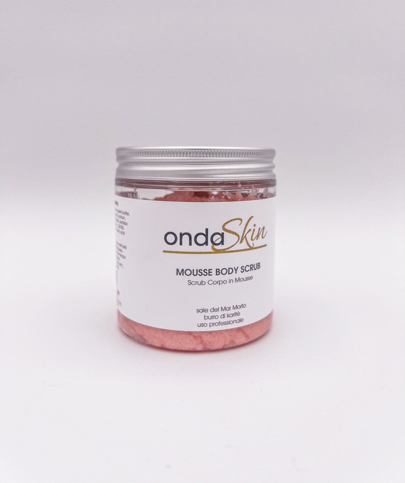 MOUSSE BODY SCRUB- Burro scrub in mousse profumazione alla pesca Home 200ml
