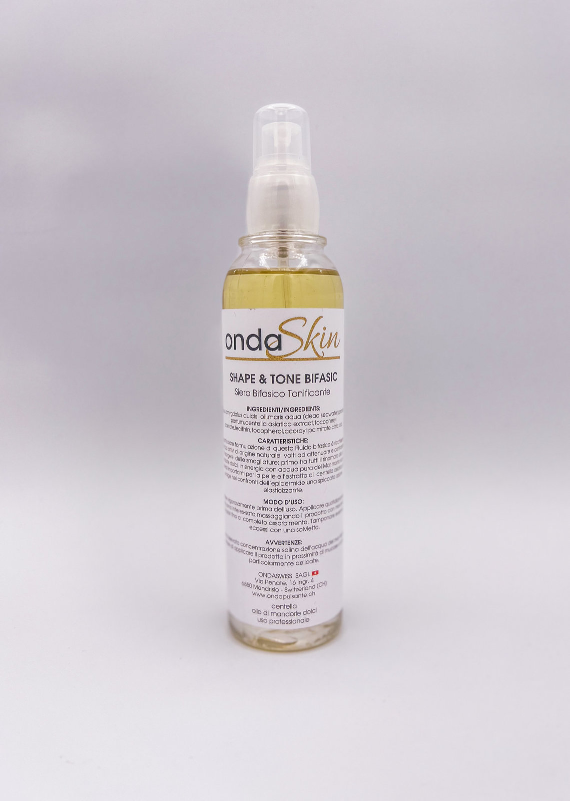 SHAPE & TONE BIFASIC SERUM -Fluido Bifasico Tonificante Professional 200ml