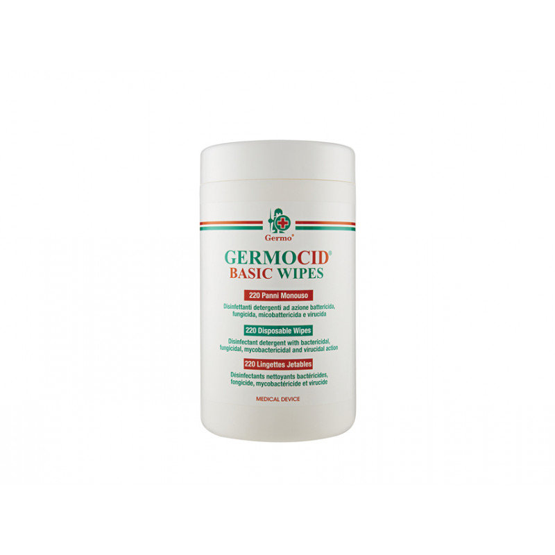 Germocid Wipes 200 pz. Fazzoletti Disinfettanti mis. 14x24