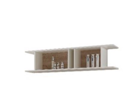 Mensola Slim Larice Bianco